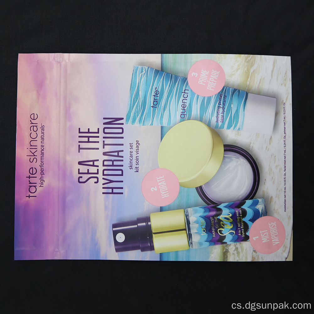 Balení štětců na make-up Matte Zip Lock Makeup Bag