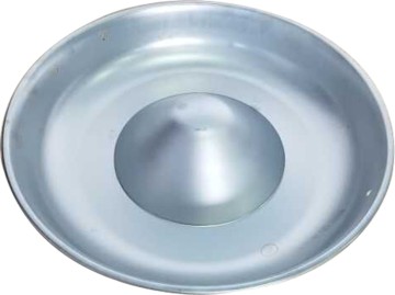 Pig Stainless Steel Feeding Pan Round