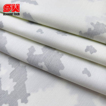 Snow Camo Nylon Fabric