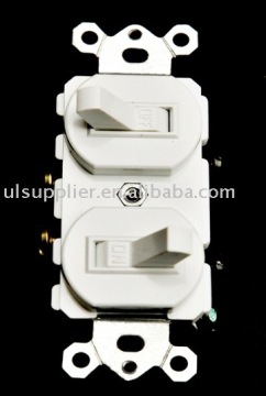 UL hand operated Decorative switch/Single pole switch