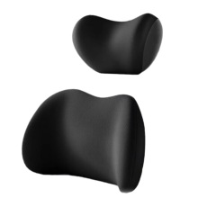 High Quality Luxury Suede Car Headrest Pillows for Neck and Back Support