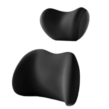 High Quality Luxury Suede Car Headrest Pillows for Neck and Back Support