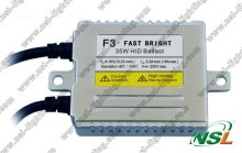 Slim Auto HID xenon F-series fast bright ballast 35W/55W/70W