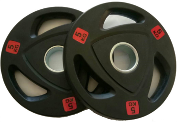 Cast iron coated rubber flywheel blade fitness equipment