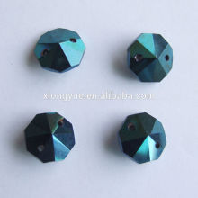 whole coating curtains and home decorate octagon beads