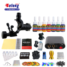 Electronic black good sale tattoo machine kits