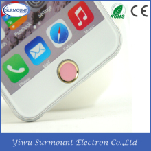 Fingerprint Aluminium Home Button Sticker Home Touch ID Button Sticker For iPhone 6