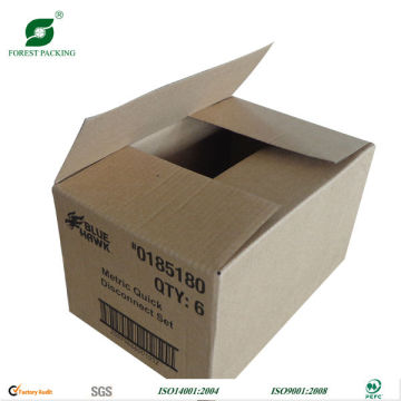 COLORED PRINTED KRAFT SHIPPING CARTON