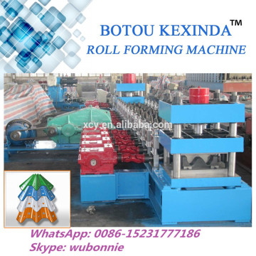 W beam highway guardrail roll forming machine