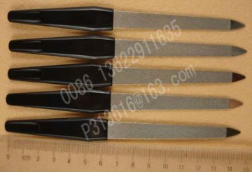 plastic handle sapphire nail file