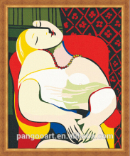 Famous Kids painting by numbers DIY artwork on canvas 4056