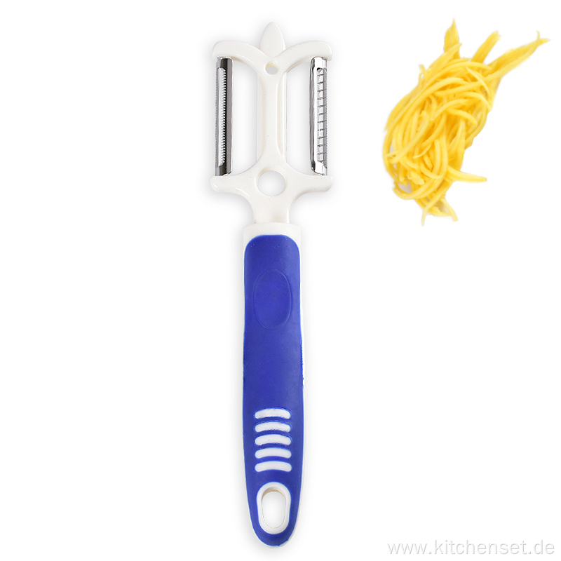 plastic stainless steel slicer for vegetable fruit