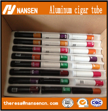 Aluminum cigarette cigar tubes pipe