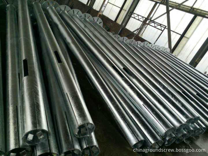  galvanized ground screw