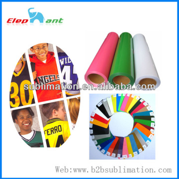 Colored Korean t shirt fabric heat transfer foil