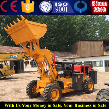 Hinged connection tunnel loader underground coal mine wheel loader price