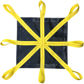 Dandelion 18oz Waterproof PVC Snow Lifting Tarp with Straps for Construction