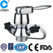Stainelss steel sanitary asepsis sample valve
