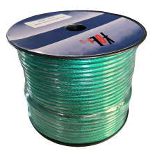 Professional 2-Conductor OFC Microphone Cable - Red Green Purple, 100m