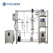 Low Temperature Vacuum Evaporator System for Concentrated Materials - Glass Wiped Film Evaporator