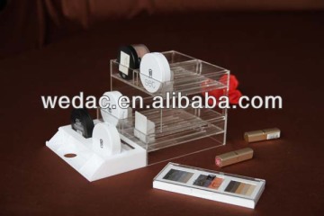 Acrylic tabletop cosmetic display