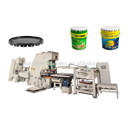 10-25L Metal Paint Drum Top Lid Making Machines