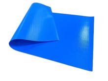500gsm PVC plain tarpaulin blue