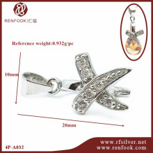 Wholesale jewelry supplies 925 sterling silver pendant bail