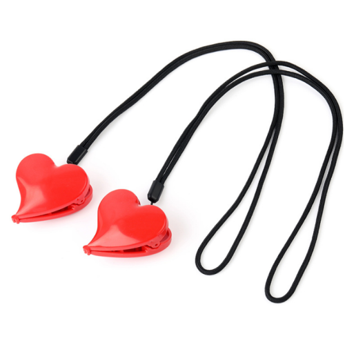 2pcs pack coeur en forme de serviette de serviette de poussette de poussette