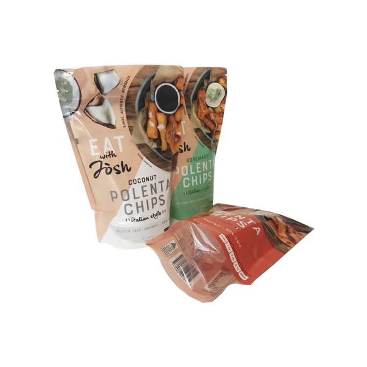 Gravure Printing Accept Customization Biodegradable Food Packaging Plastic Zipper Bag With Window