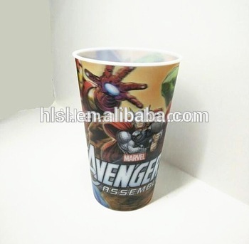 custom IML plastic coffee cup tumbler