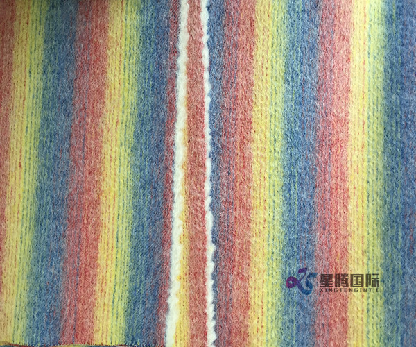 Custom Stripe 100% Wool Fabric