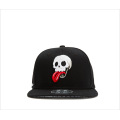 Hip hop embroidered baseball cap with skull