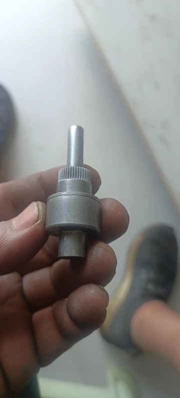 Steel embossed gear shaft