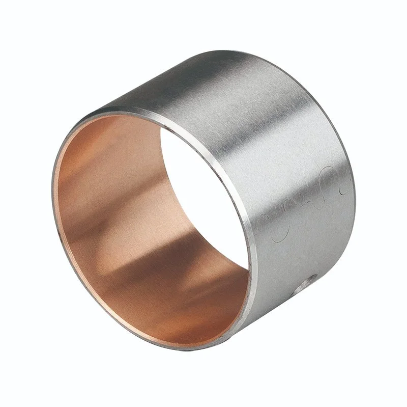 Bimetal Bushing Composite Oilless Bush Sliding Bearing Bushings Bronze Steel Bimetal Bushing Sleeve Bush