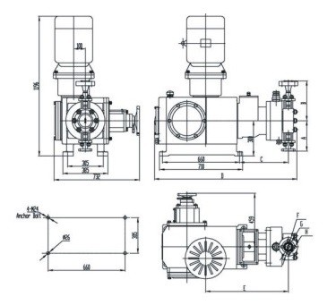 Hydraulic metering pump