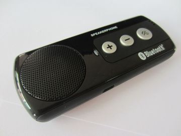 Portable Multipoint Bluetooth Car Handsfree Speakerphone , Multiple Language