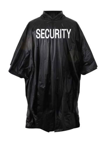 Wholesale Plastic Adult PVC Black Poncho