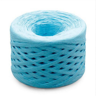 Flowers wrapping beauty  crinkle paper raffia