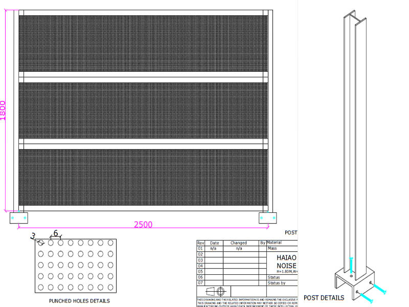 Highway metal soundproof wall,noiseproof screen