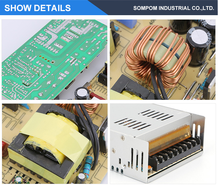 Sompom AC/DC Single Output 12V 30A power Supply for 3D Printer