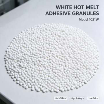 1021W Pure White High-temperature Hot Melt Glue, Suitable for PVC, ABS, and Wood Veneer Decorative Paper Edge Banding