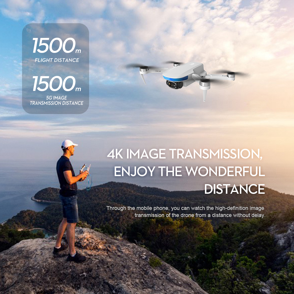 2022 New Drone S6S MINI GPS 5G WIFI FPV With 4K HD Camera 25mins Brushless Foldable RC Drone Quadcopter RTF drone