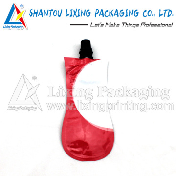 LIXINGPACKAGING bottle spout pouch, bottle spout bag, bottle pouch with spout, bottle bag with spout, bottle spout pouch bag