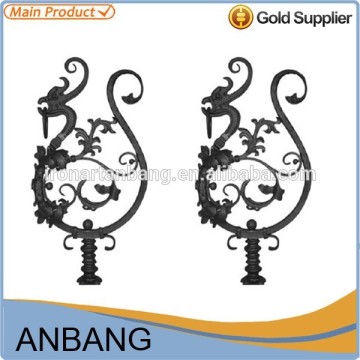 Wrought iron fence and gate ornament dragon/wrought iron accessories