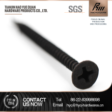 High quality coarse thread zinc plated black drywall screw,screw