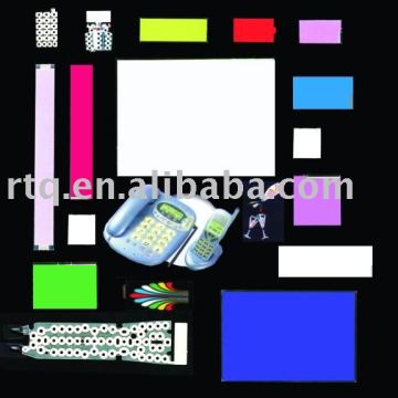 el backlight, el sheet, el panel, el light