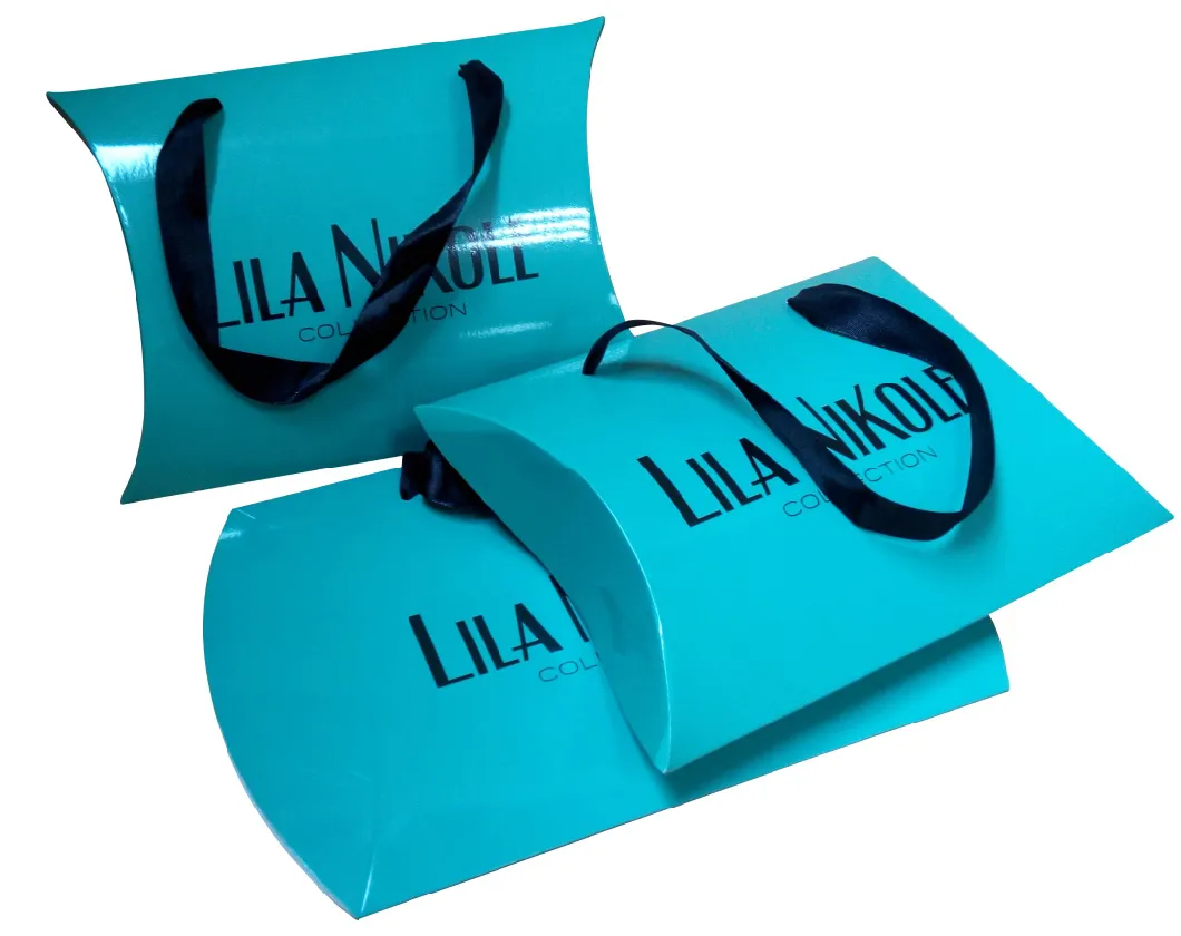 Custom Design Logo Printed Pillow Gift Box for Bundles of Wigs Packaging