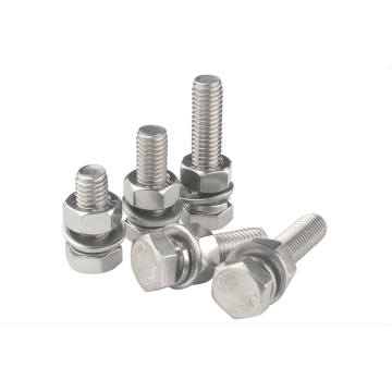 DIN 931 Stainless Steel Screw Bolt Nut M6-M16