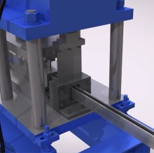 41x41 unistrut metal framing roll forming machine